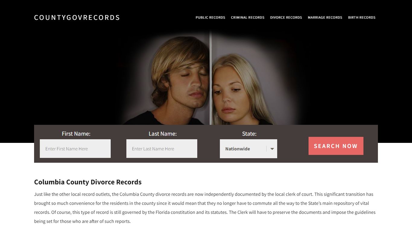 Columbia County Divorce Records | Enter Name and Search|14 Days Free